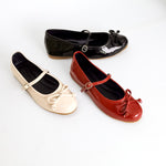 Hailey Mary Janes Shoes Glossy Leather (Please Add Size)