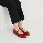 Hailey Mary Janes Shoes Glossy Leather (Please Add Size)