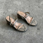 Olivia Snake Beige Heel