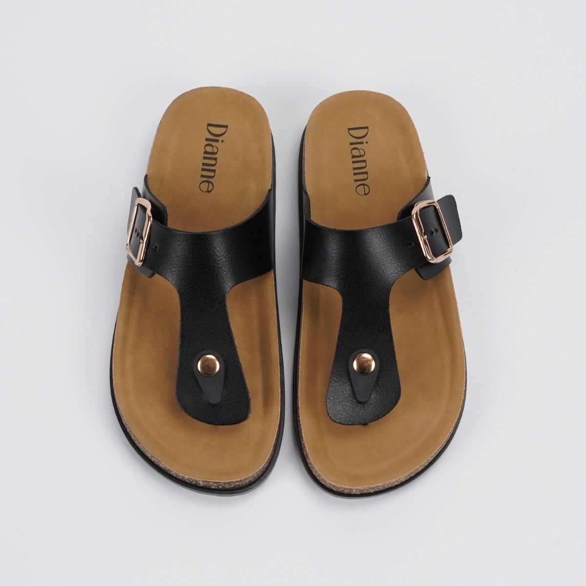 Lauren Black Slides (Premium Shoebox)