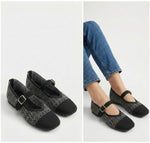 A Via Jade Knitted Mary Janes (Restocked)