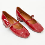Bailey Mary Janes Maroon 1 inch