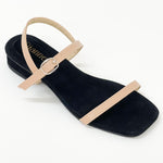 A Kimmy Strappy Sandals 1 inch heel two tone