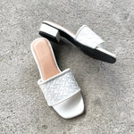 Belle Weave White size 9 only