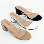 A Crissa Rhinestone Heel