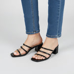 A Rea 3 Strap Leather Sandals