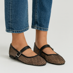 A Zarah Mesh Mary Janes