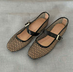 A Zarah Mesh Mary Janes