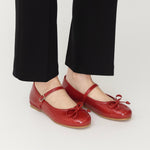 Hailey Mary Janes Shoes Glossy Leather (Please Add Size)