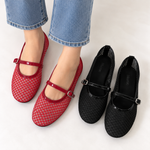 Luna Round Shape Mesh Shoes (Full Padded Insole)