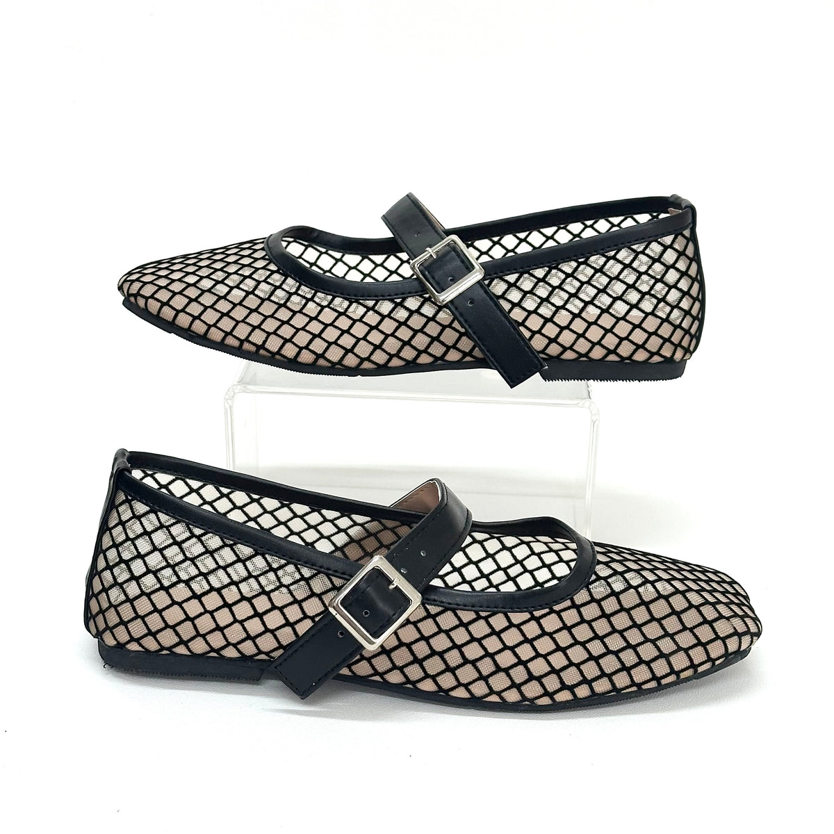 A Zarah Mesh Mary Janes