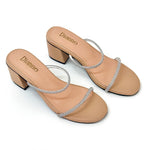 A Crissa Rhinestone Heel