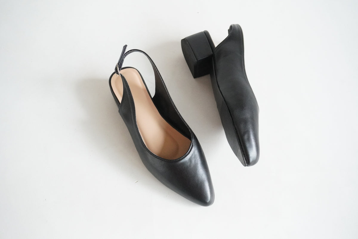 Maria Shoes Black 1.5 inch heel
