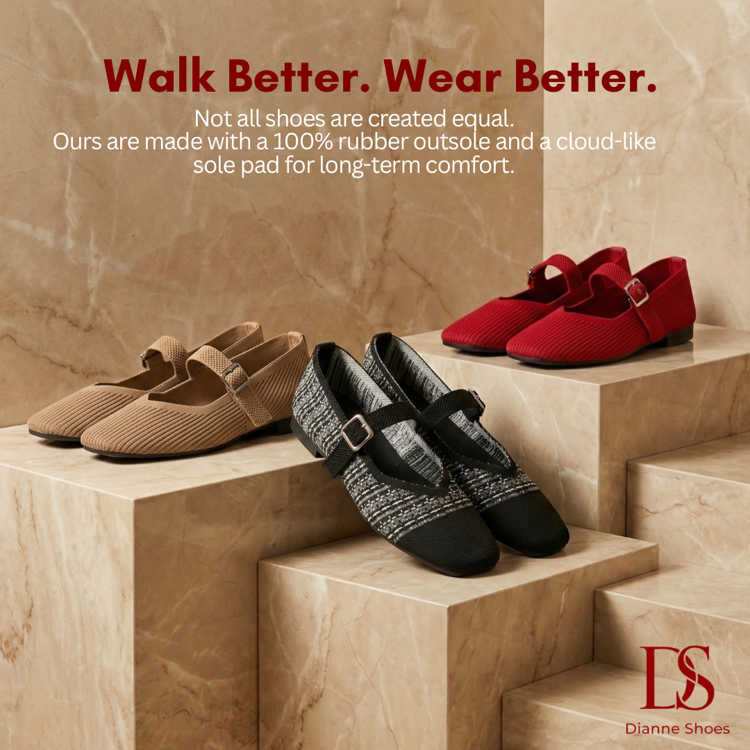 A Via Jade Knitted Mary Janes (Restocked)