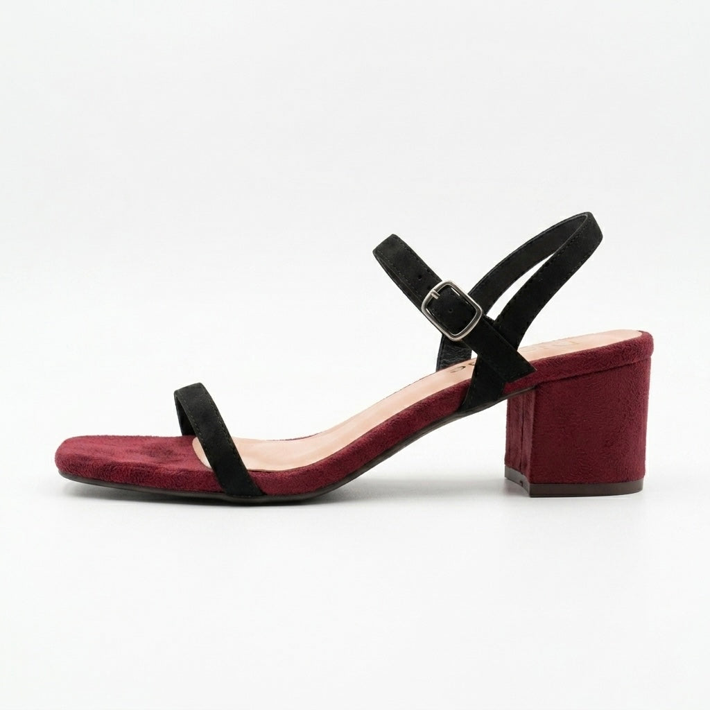 A OLIVIA Leather Heels 2 inch