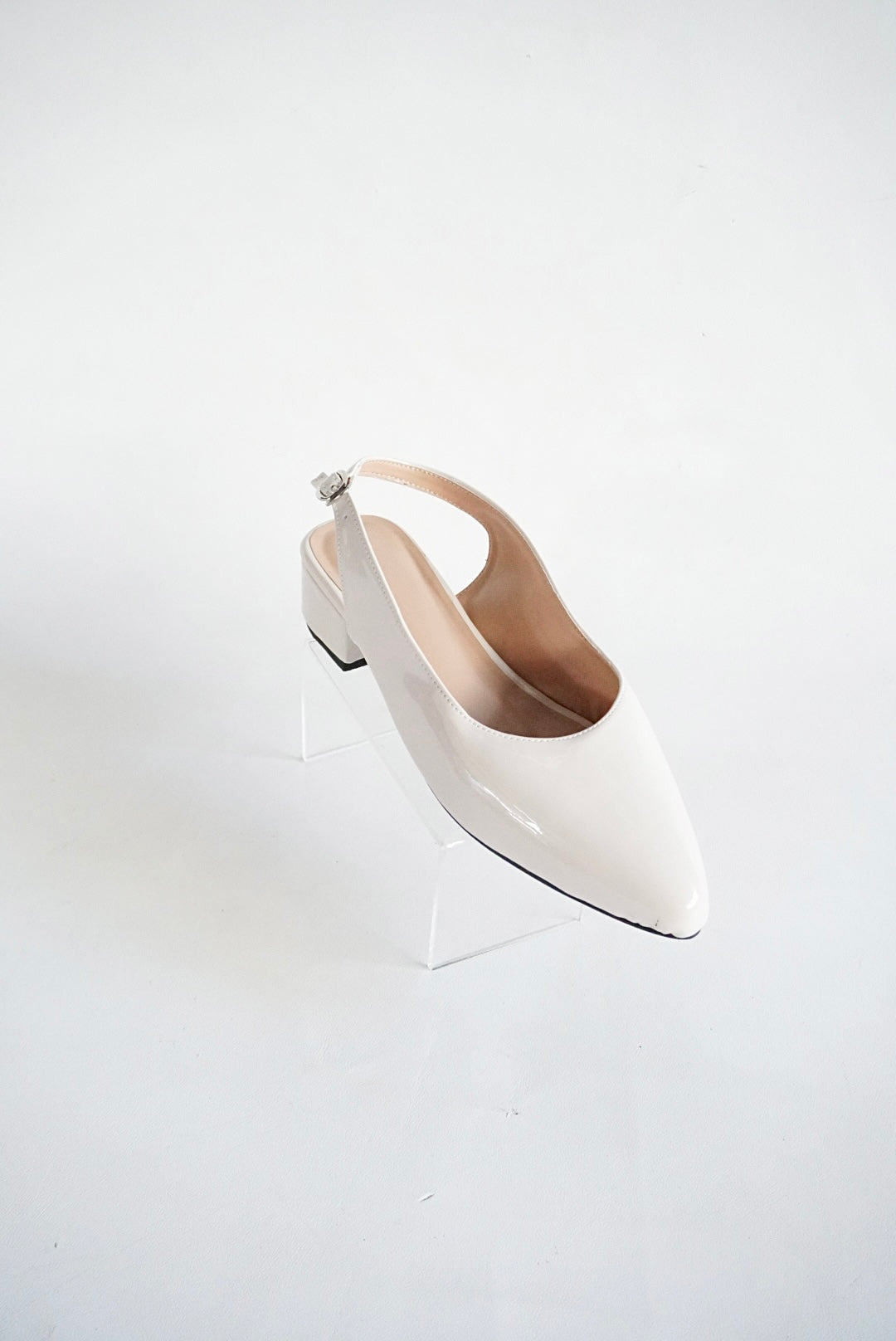 Maria Shoes Nude Glossy 1.5 inch heel