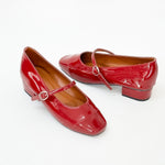 Bailey Mary Janes Maroon 1 inch