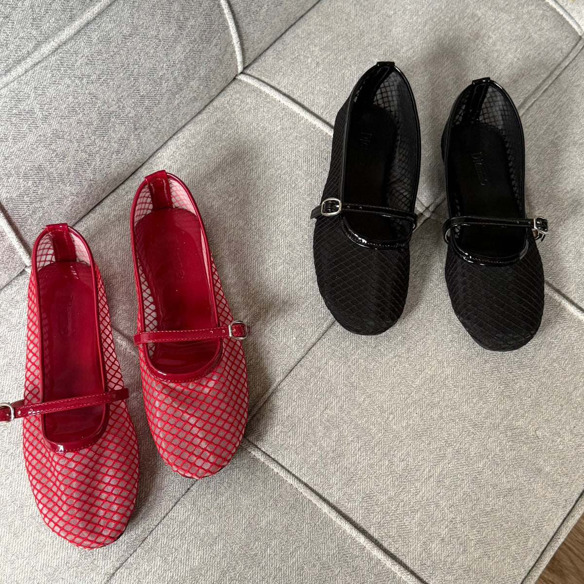 Luna Round Shape Mesh Shoes (Full Padded Insole)