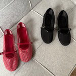 Luna Round Shape Mesh Shoes (Full Padded Insole)