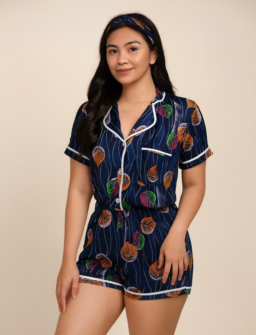 Sleepwear Polo Shorts Terno S-XL frame