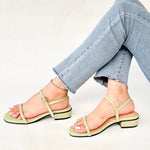 Casey Patent Mint Green