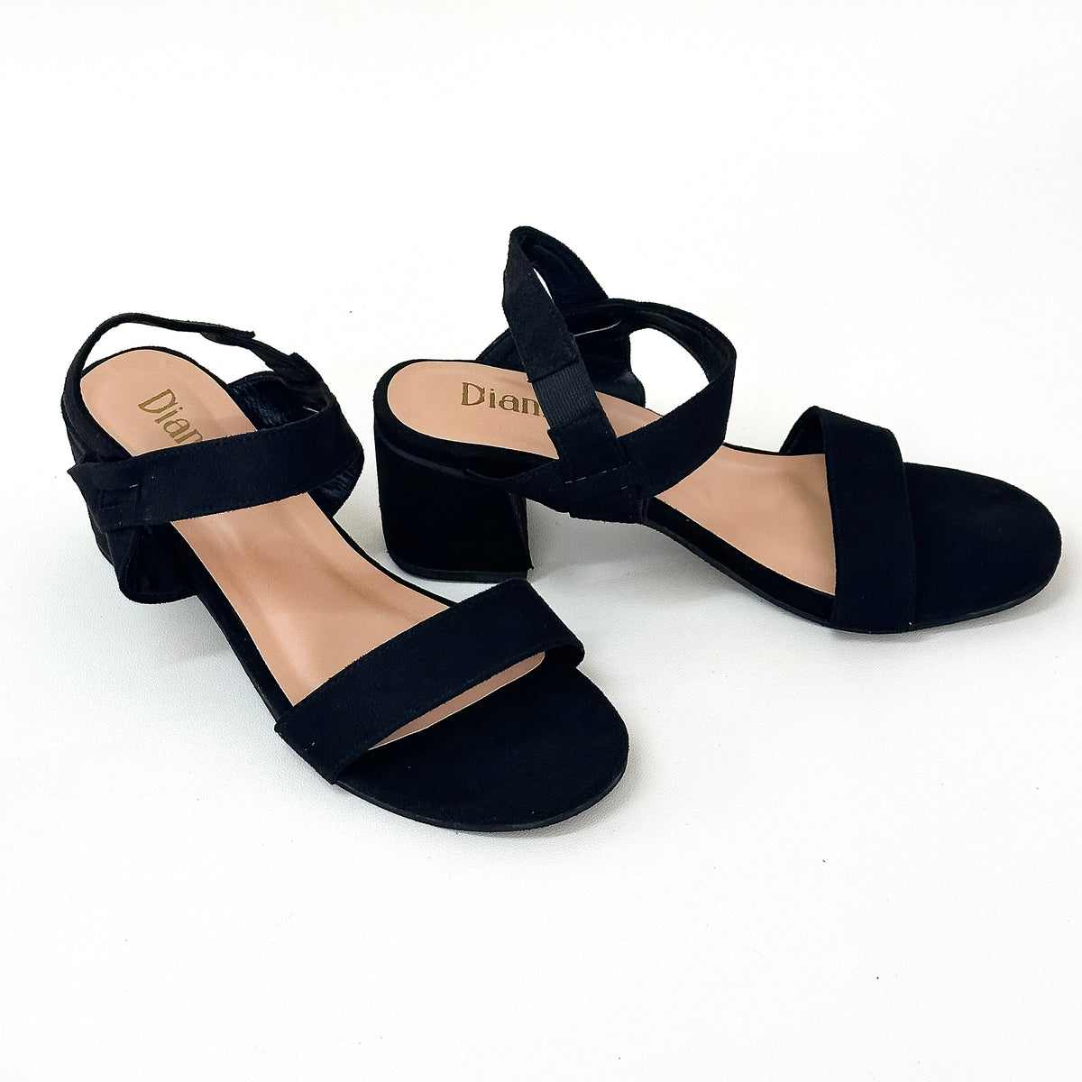 A Kianna Block Heels Garter Style