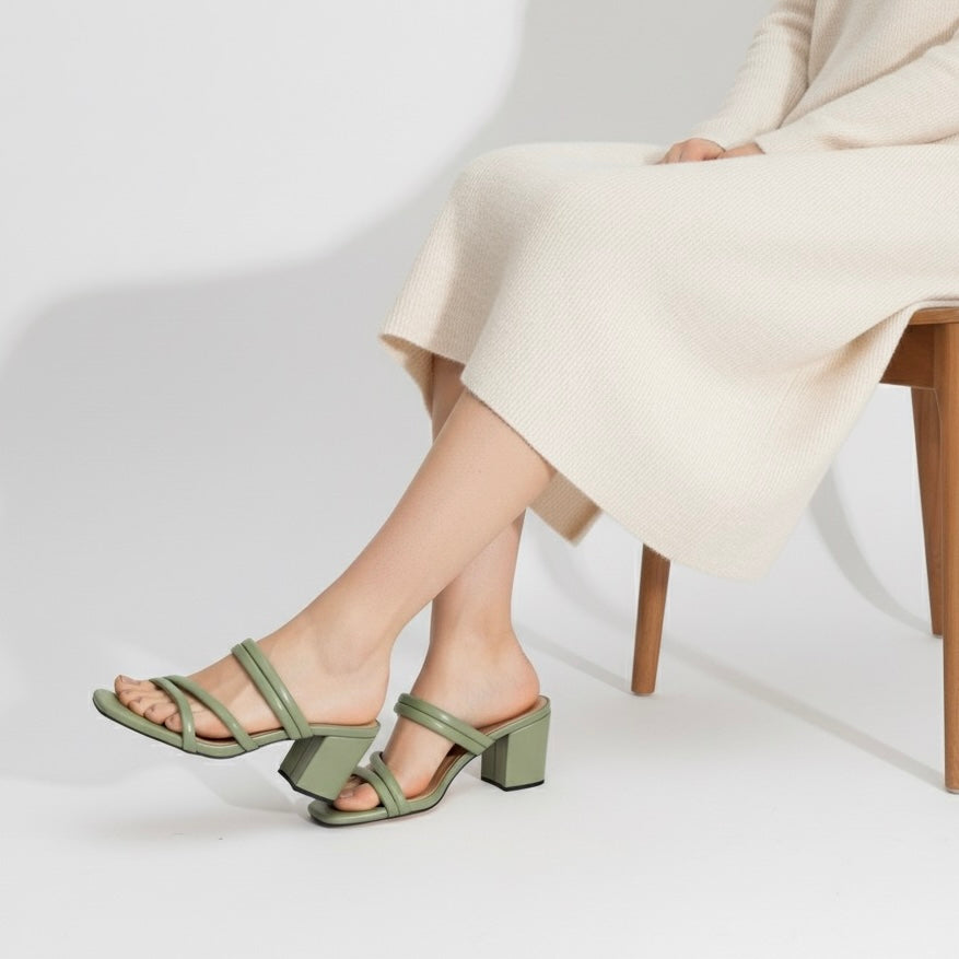 Jenny Olive Green Heel size 5,6