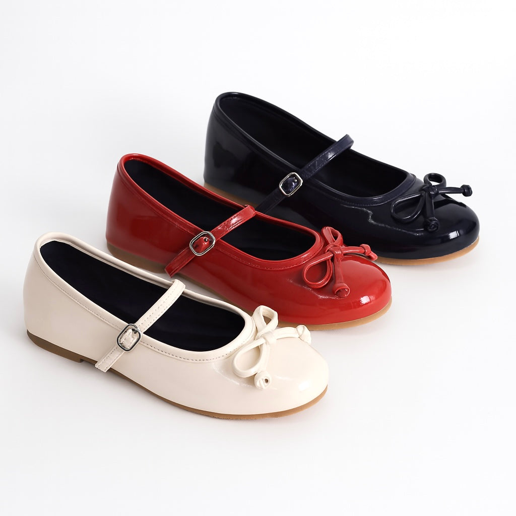 Hailey Mary Janes Shoes Glossy Leather (Please Add Size)