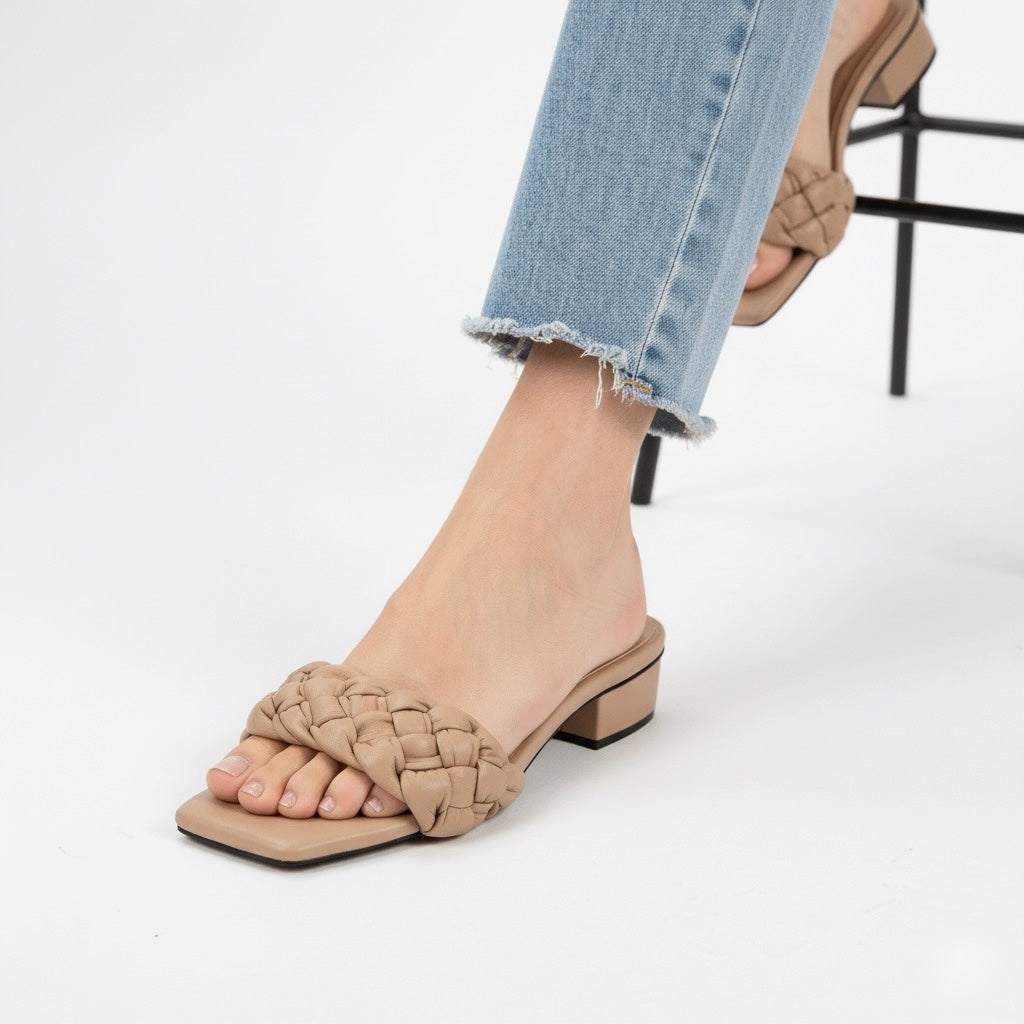 A Selene Braided Sandals 1inch