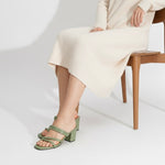 Jenny Olive Green Heel size 5,6