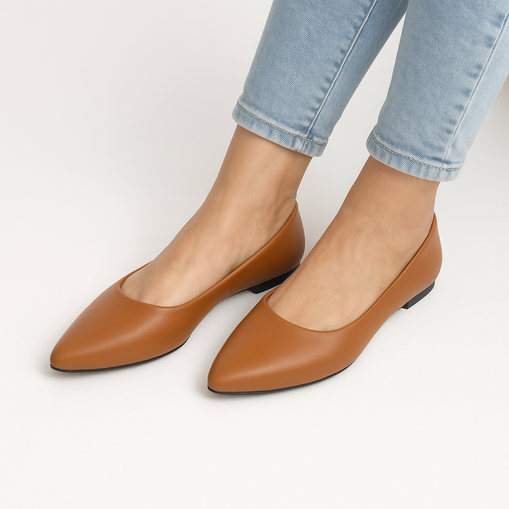 Riley Shoes Tan (Premium Quality)