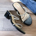 A Crissa Rhinestone Heel