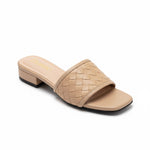 Belle Weave Slip On Sandals