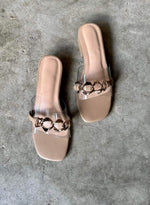 1 Yuna transparent beige size 7