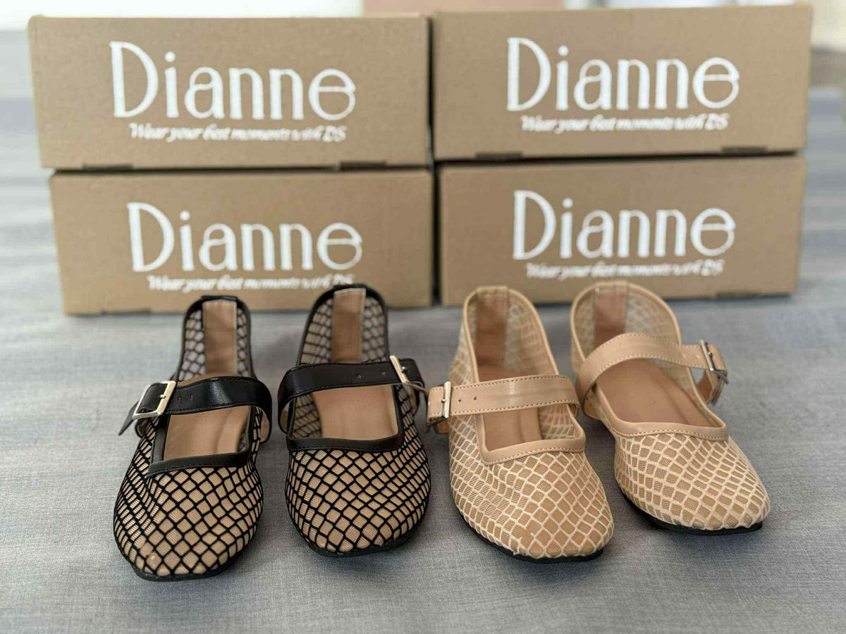 A Zarah Mesh Mary Janes