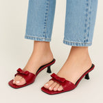 Ribbon Stilleto Maroon