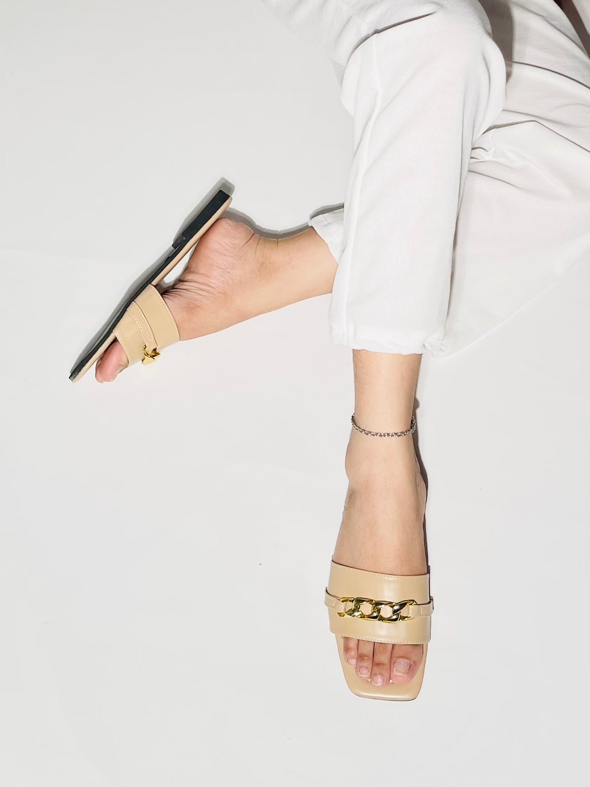 Flats Palma Beige