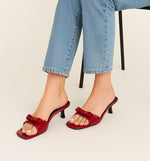 Ribbon Stilleto Maroon