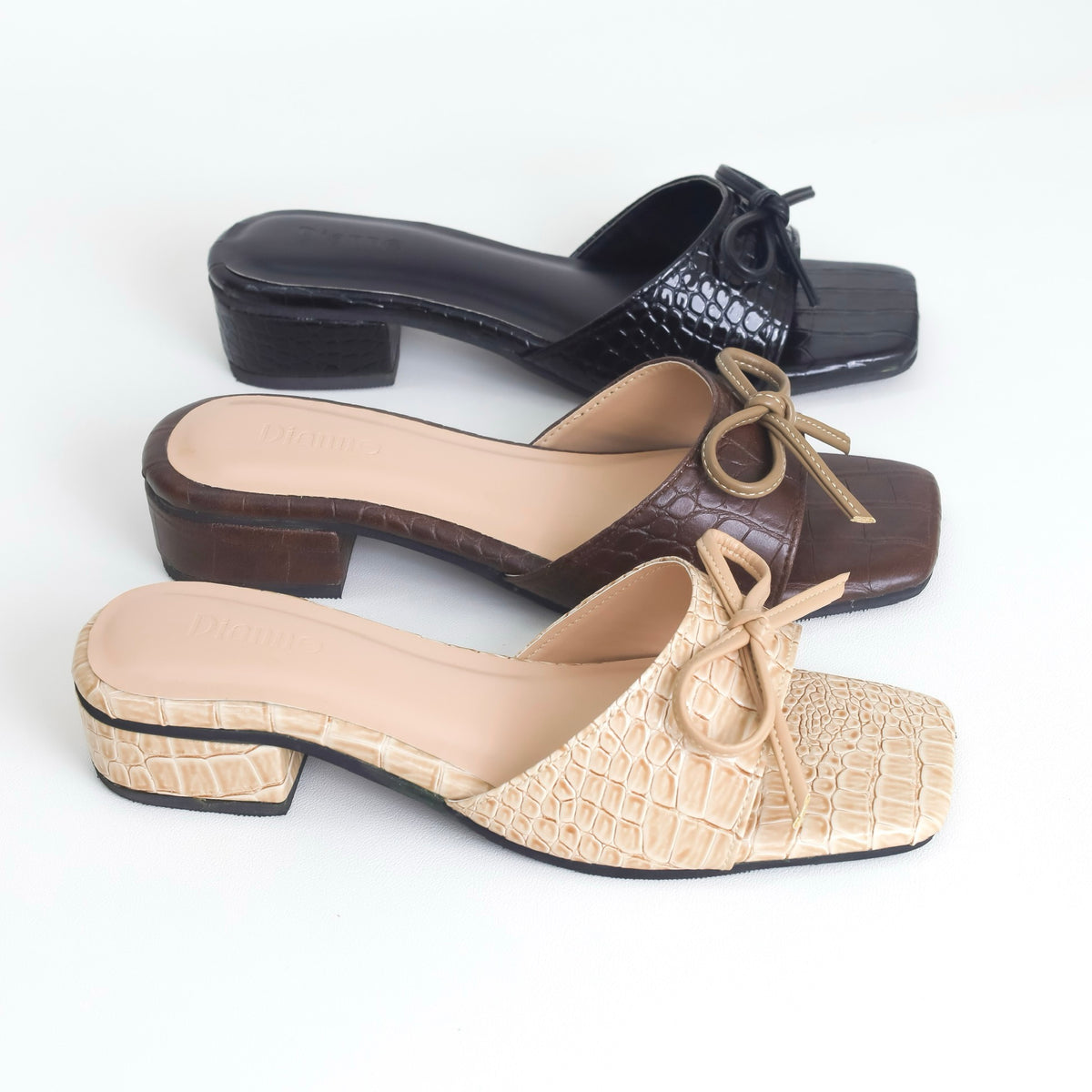 Grace Croco Sandals