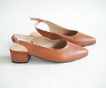 Maria Shoes Tan 1.5 inch heel