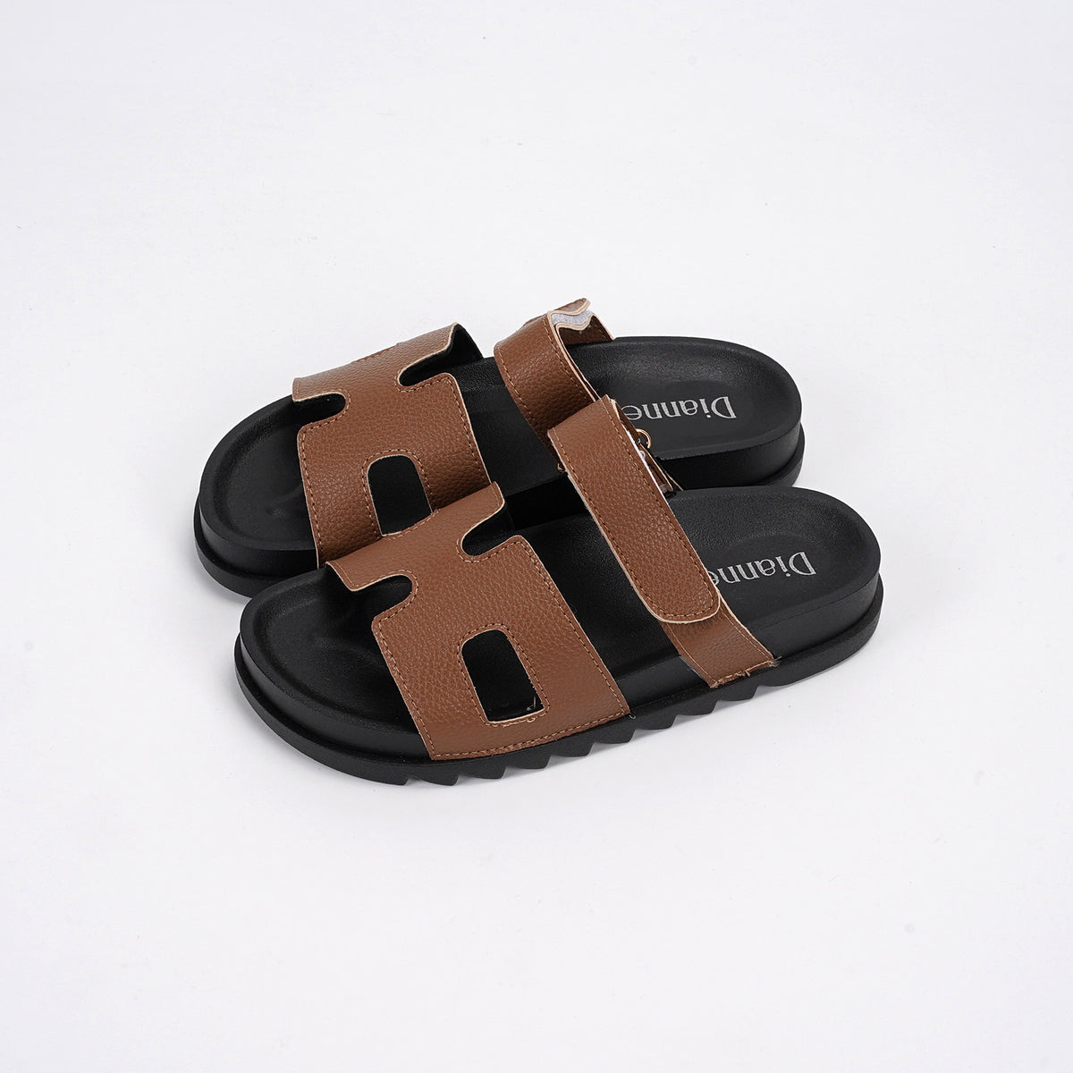 A Dahlia Slides Brown size 8,9,10 (please add size)