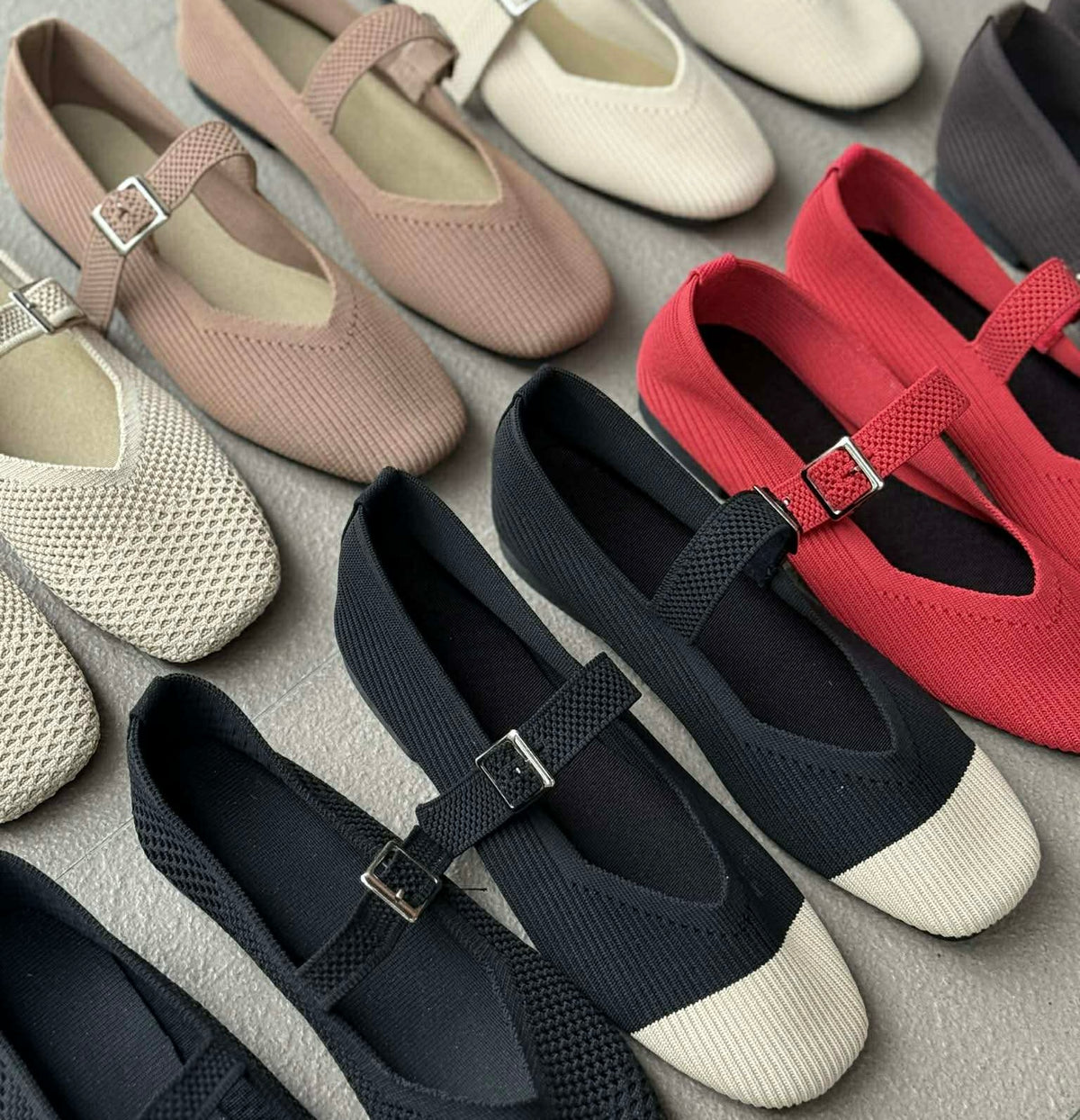 A Via Jade Knitted Mary Janes Version 2 (Premium)