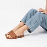 Belle Weave Slip On Sandals