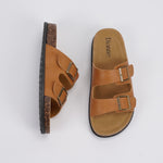 Karina Slides Camel (Premium Shoebox)