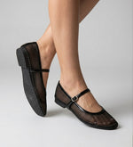 A Zarah Mesh Mary Janes