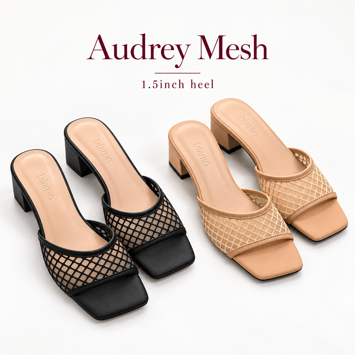 Audrey Mesh Heel (New Design)