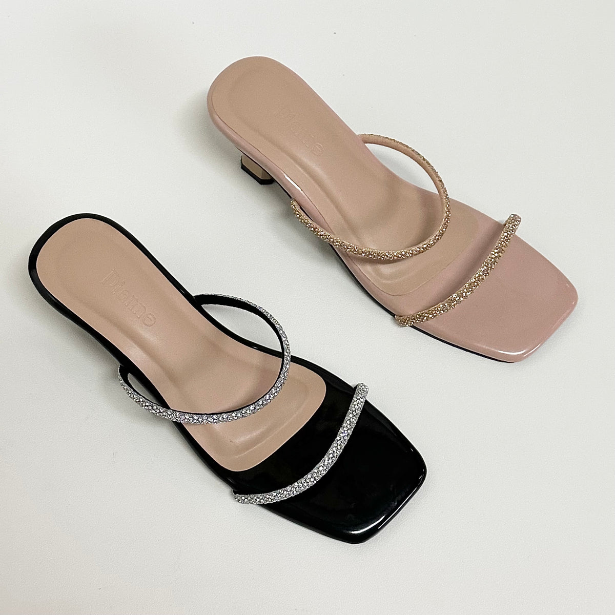 Alexa Stilleto Rhinestone Heels