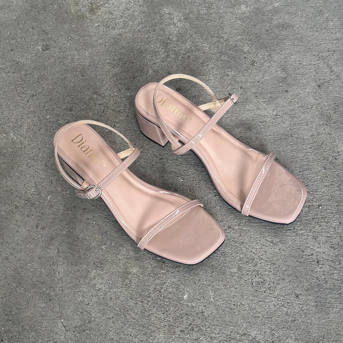 A OLIVIA Leather Heels 2 inch