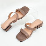 A Sabby Square Suede Sandals