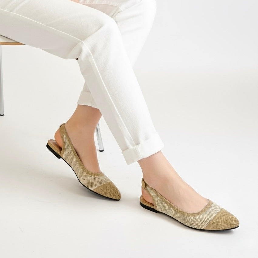 Amy Sling Flat Knitted Shoes